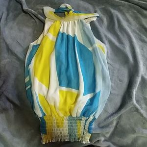 Beautiful sleeveless blouse